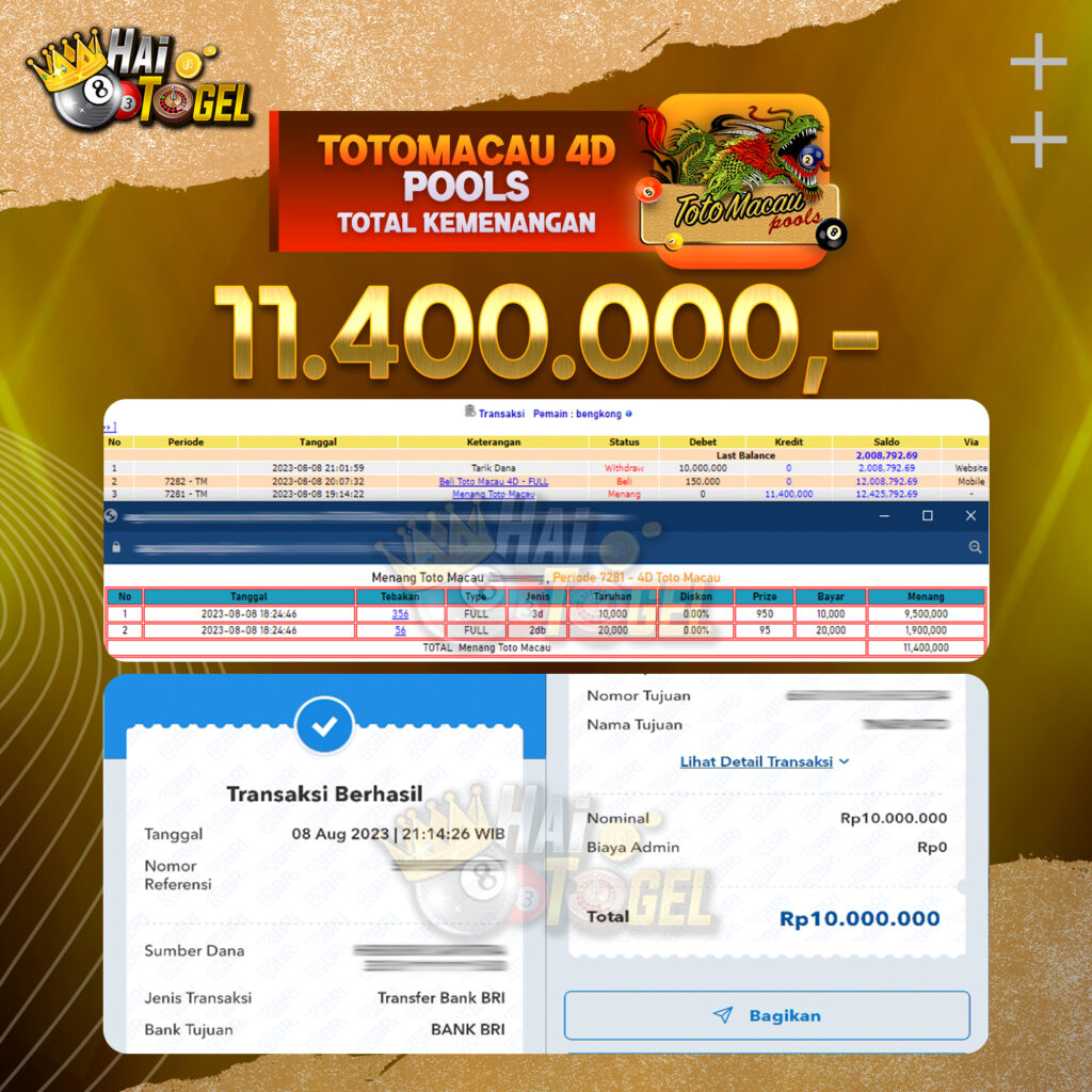 BUKTI JACKPOT HAITOGEL TOGEL