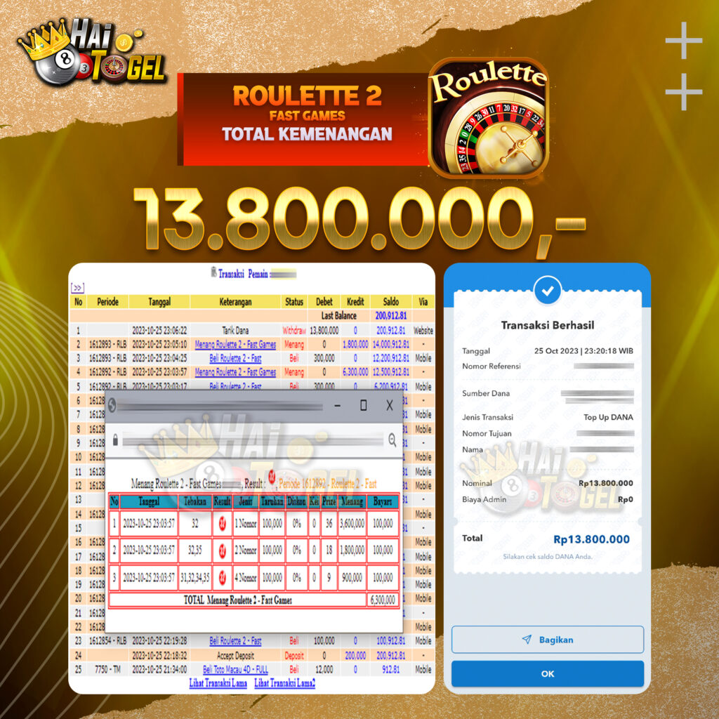 BUKTI JACKPOT HAITOGEL CASINO