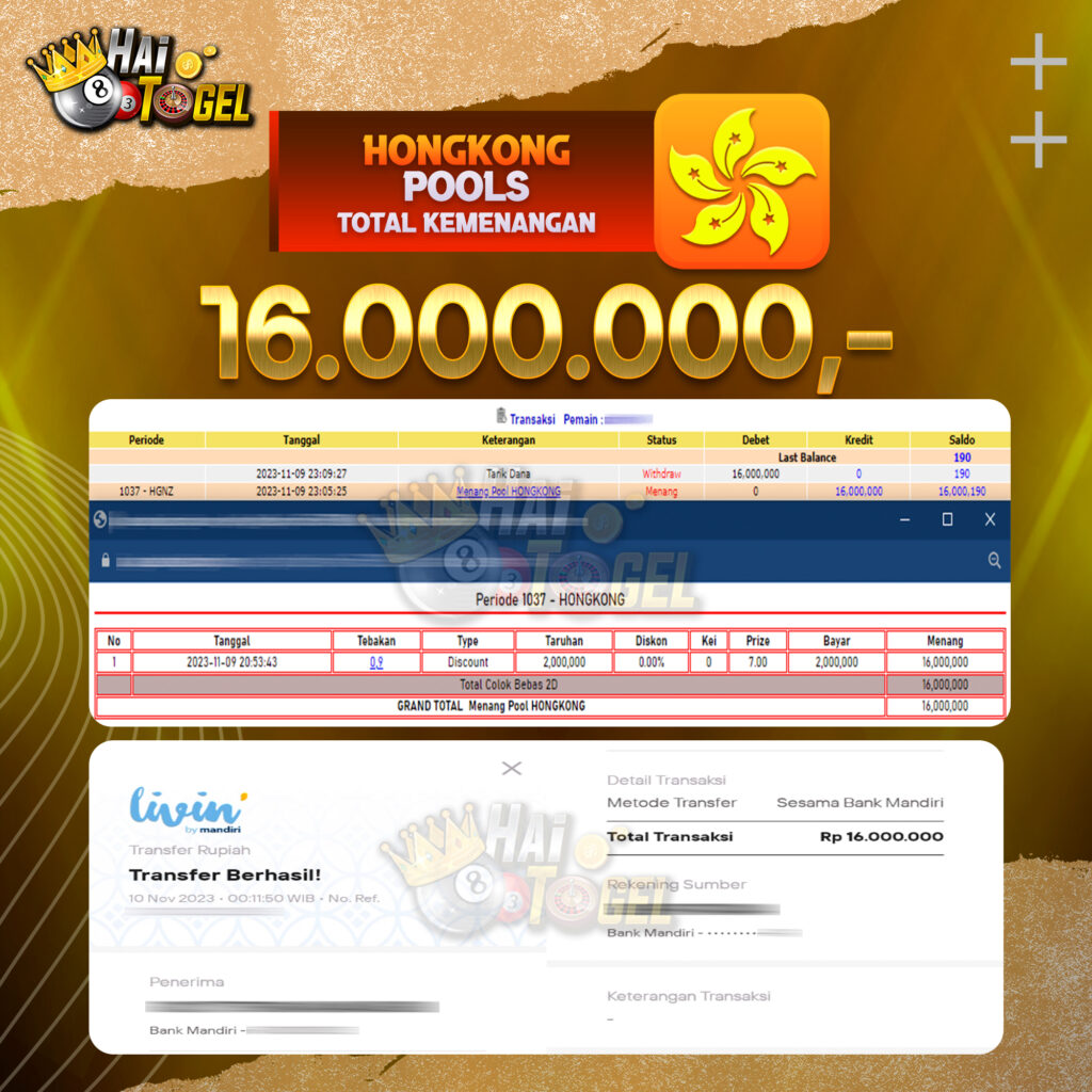 BUKTI JACKPOT HAITOGEL TOGEL