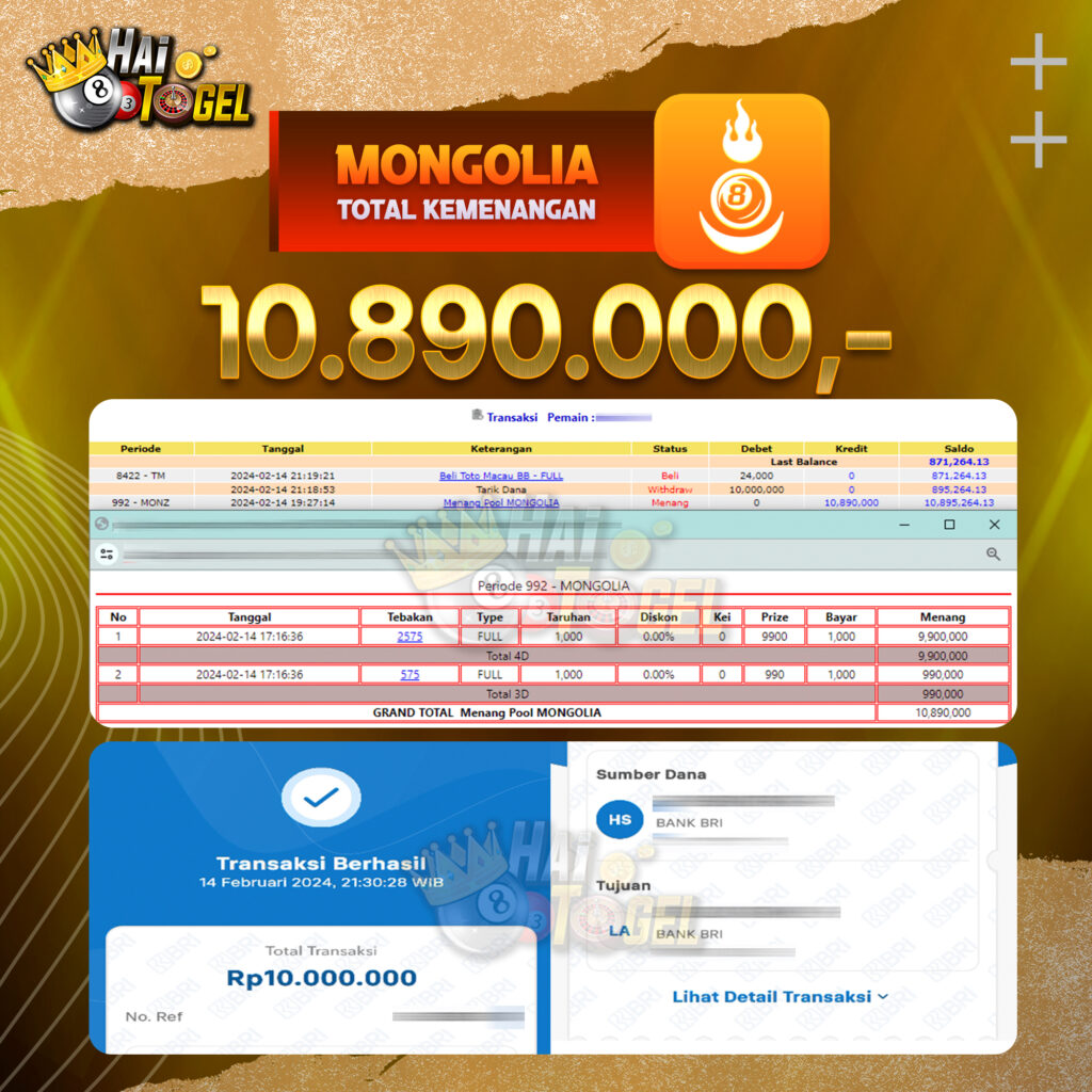 BUKTI JACKPOT HAITOGEL TOGEL