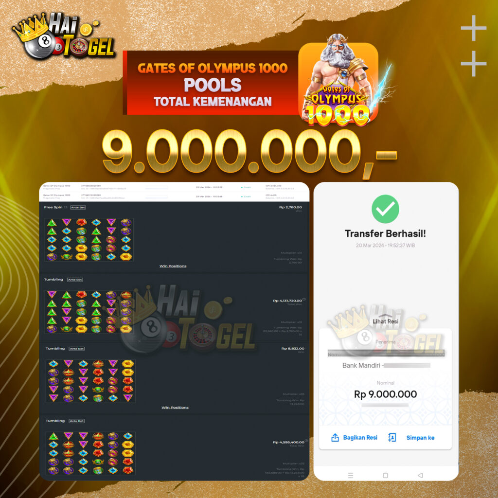 BUKTI JACKPOT HAITOGEL SLOT