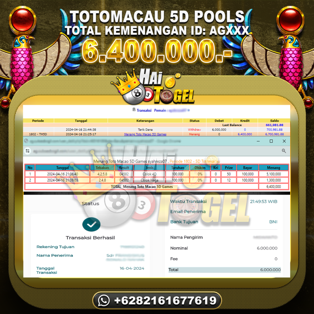 BUKTI JACKPOT HAITOGEL TOGEL