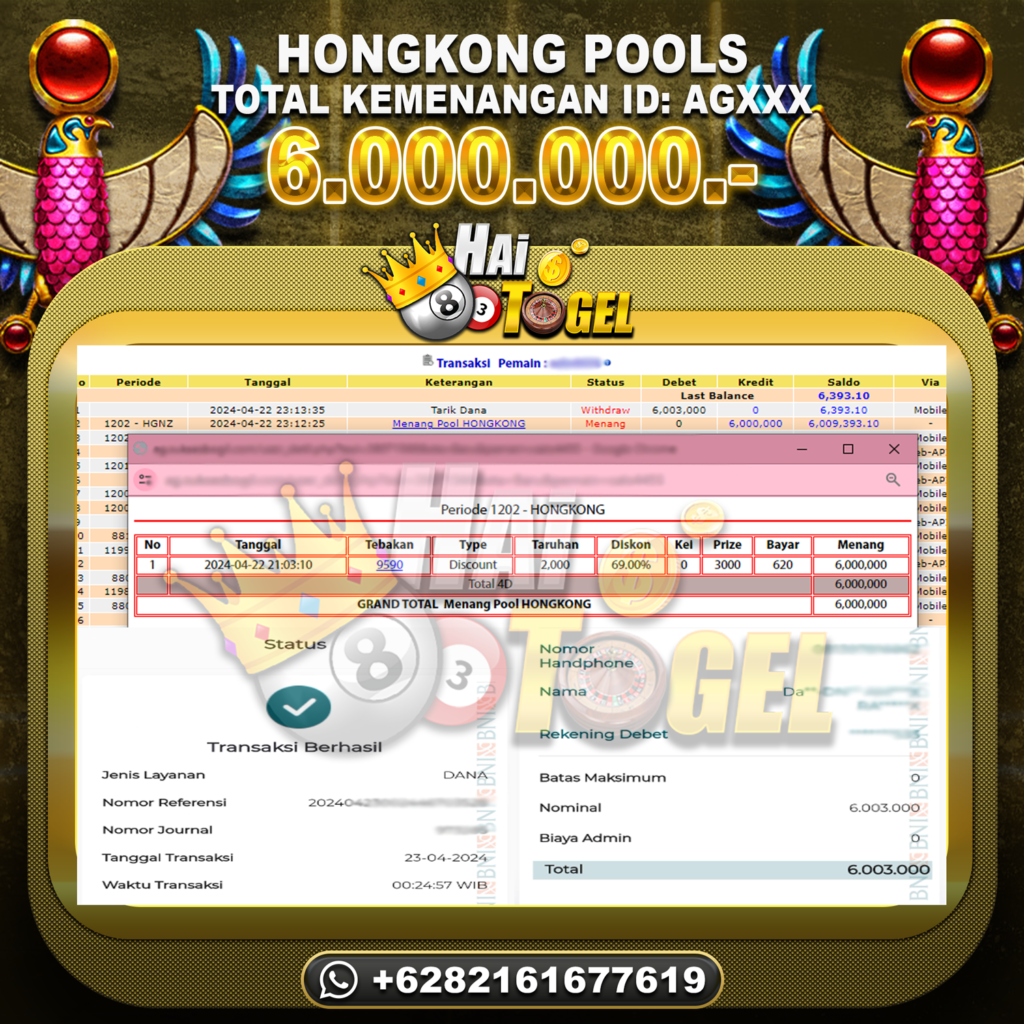 BUKTI JACKPOT HAITOGEL TOGEL