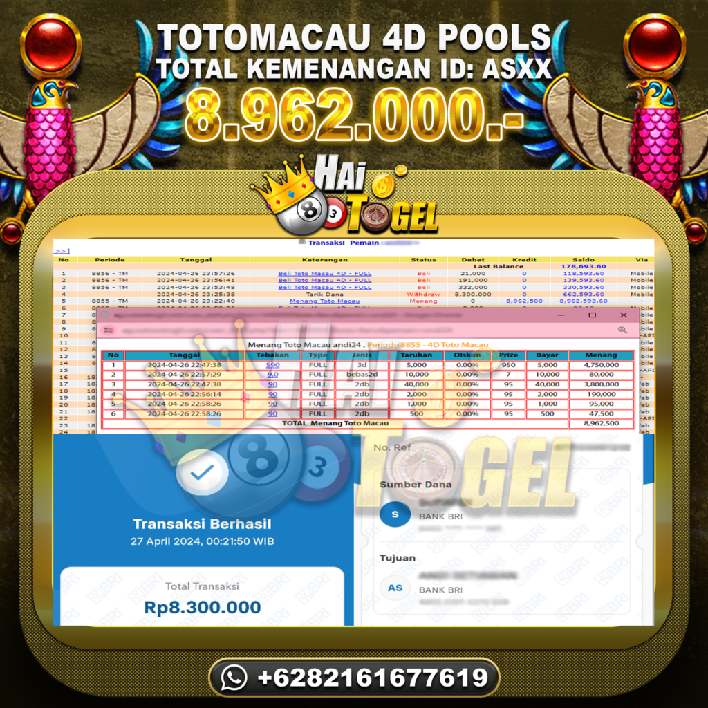 BUKTI JACKPOT HAITOGEL TOGEL