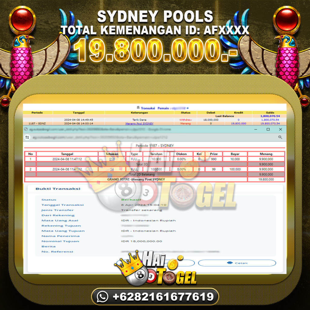 BUKTI JACKPOT HAITOGEL TOGEL