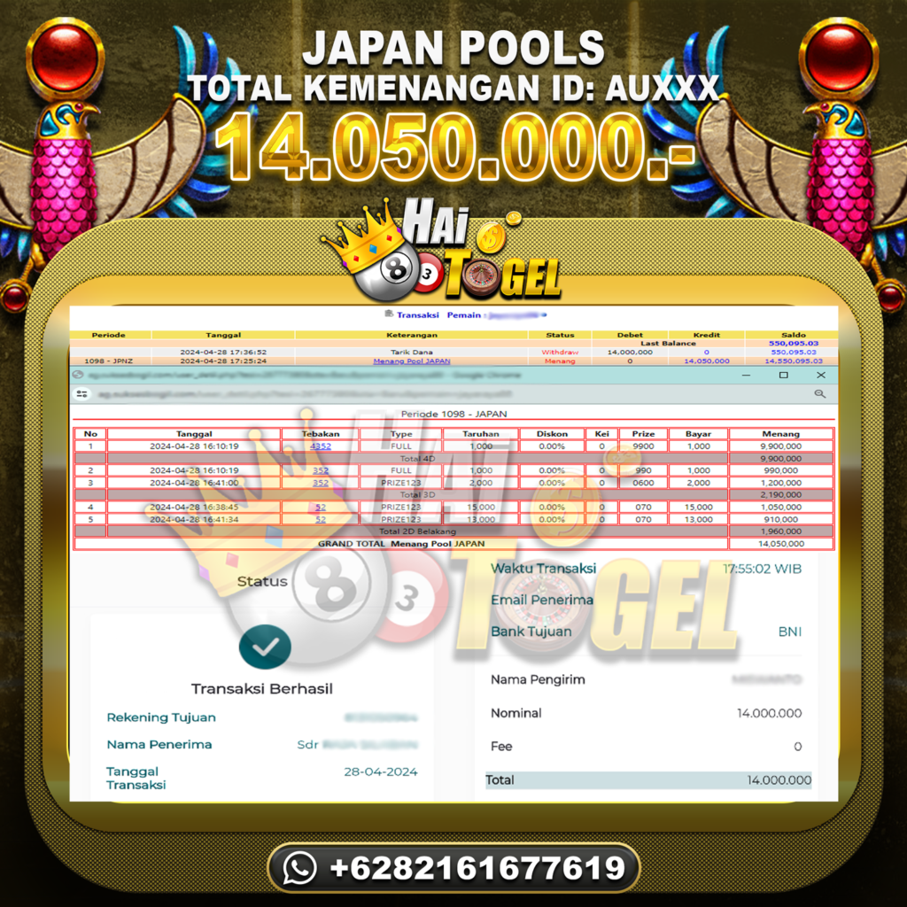 BUKTI JACKPOT HAITOGEL TOGEL