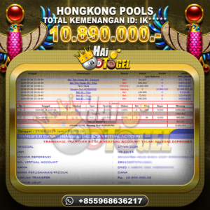 Read more about the article BUKTI JP HAITOGEL TOGEL : HONGKONG SEBESAR : RP. 10.890.000