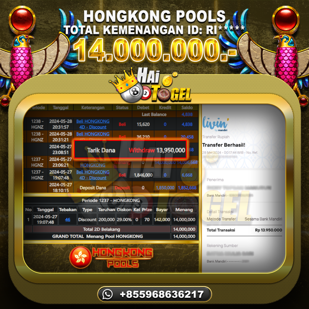 BUKTI JACKPOT HAITOGEL TOGEL