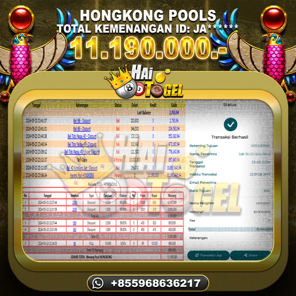 BUKTI JACKPOT HAITOGEL TOGEL