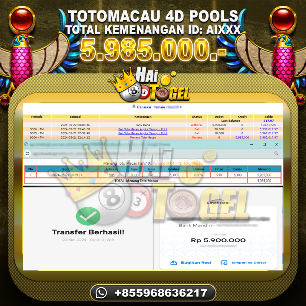 BUKTI JACKPOT HAITOGEL TOGEL