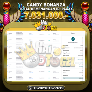 Read more about the article JP KEMENANGAN SLOT HAITOGEL : CANDY BONANZA RP. 7.031.000