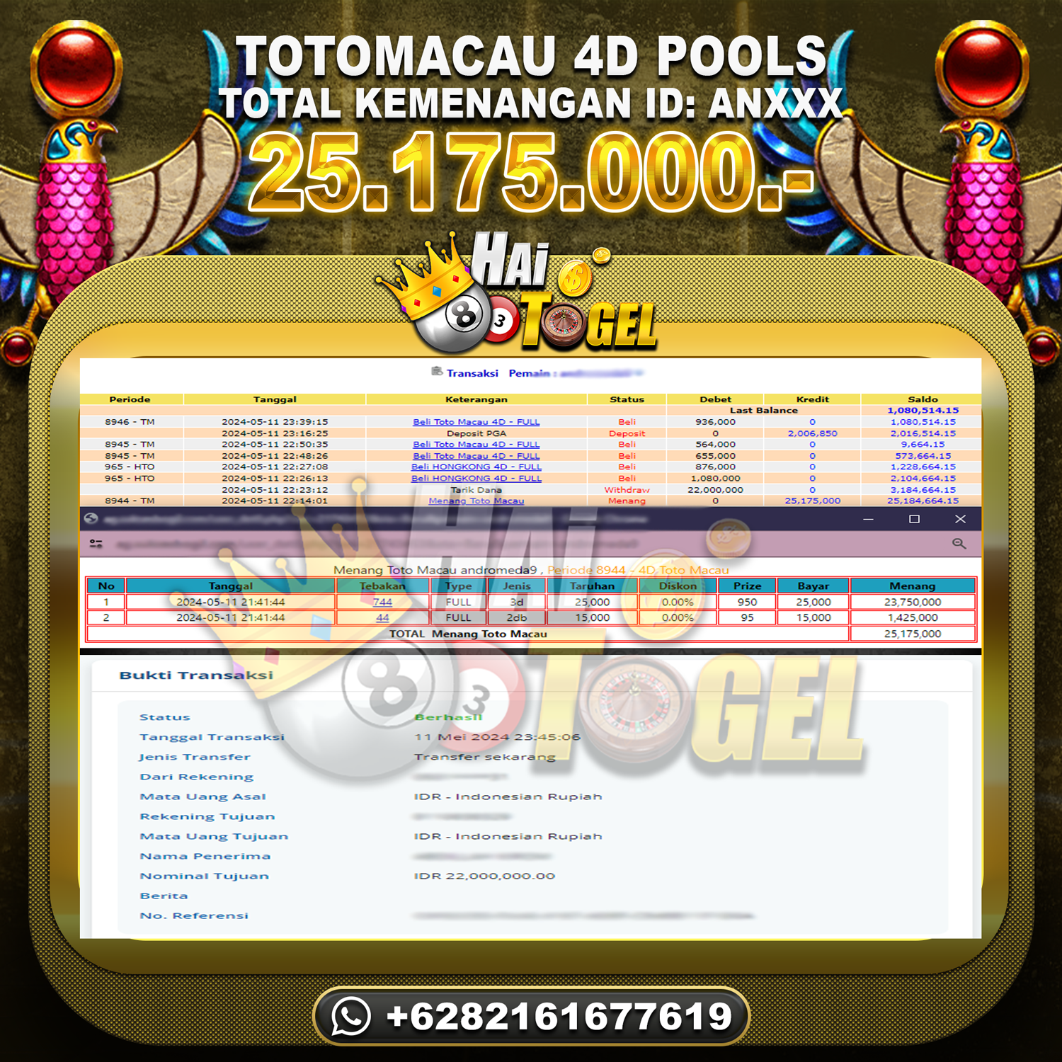 You are currently viewing TOGEL HAITOGEL BUKTI JP PASARAN TOTOMACAU4D RP. 25.175.000