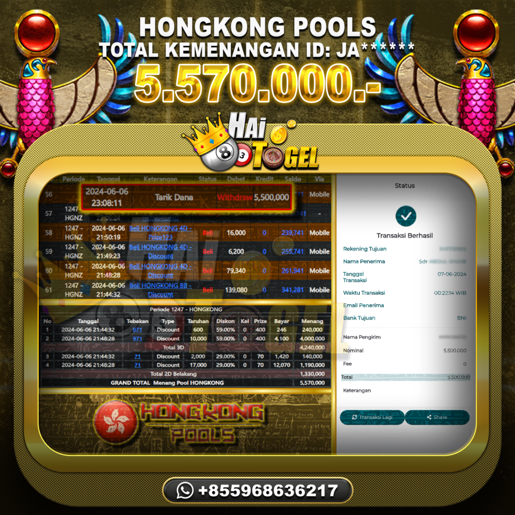 BUKTI JACKPOT HAITOGEL TOGEL