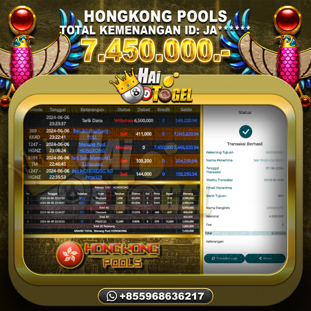 BUKTI JACKPOT HAITOGEL TOGEL