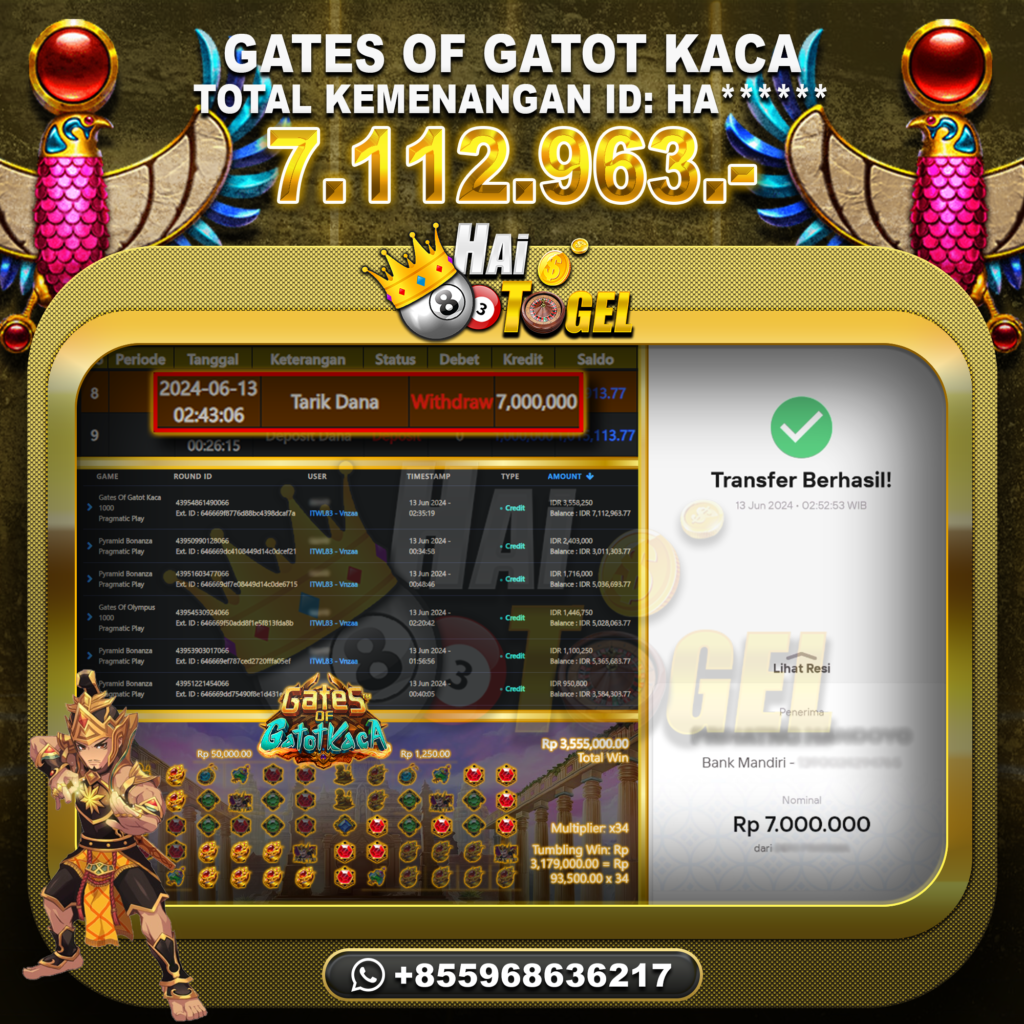 BUKTI JACKPOT HAITOGEL SLOT