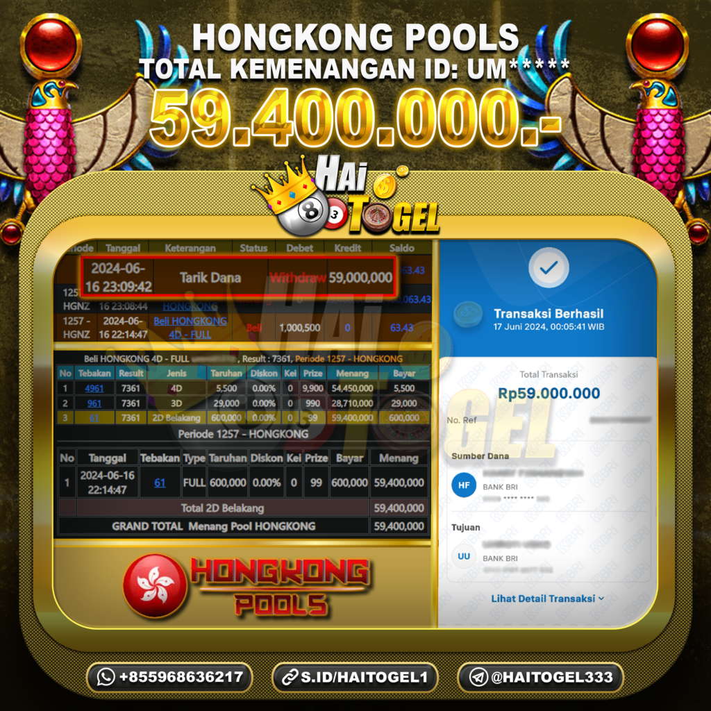 BUKTI JACKPOT HAITOGEL TOGEL