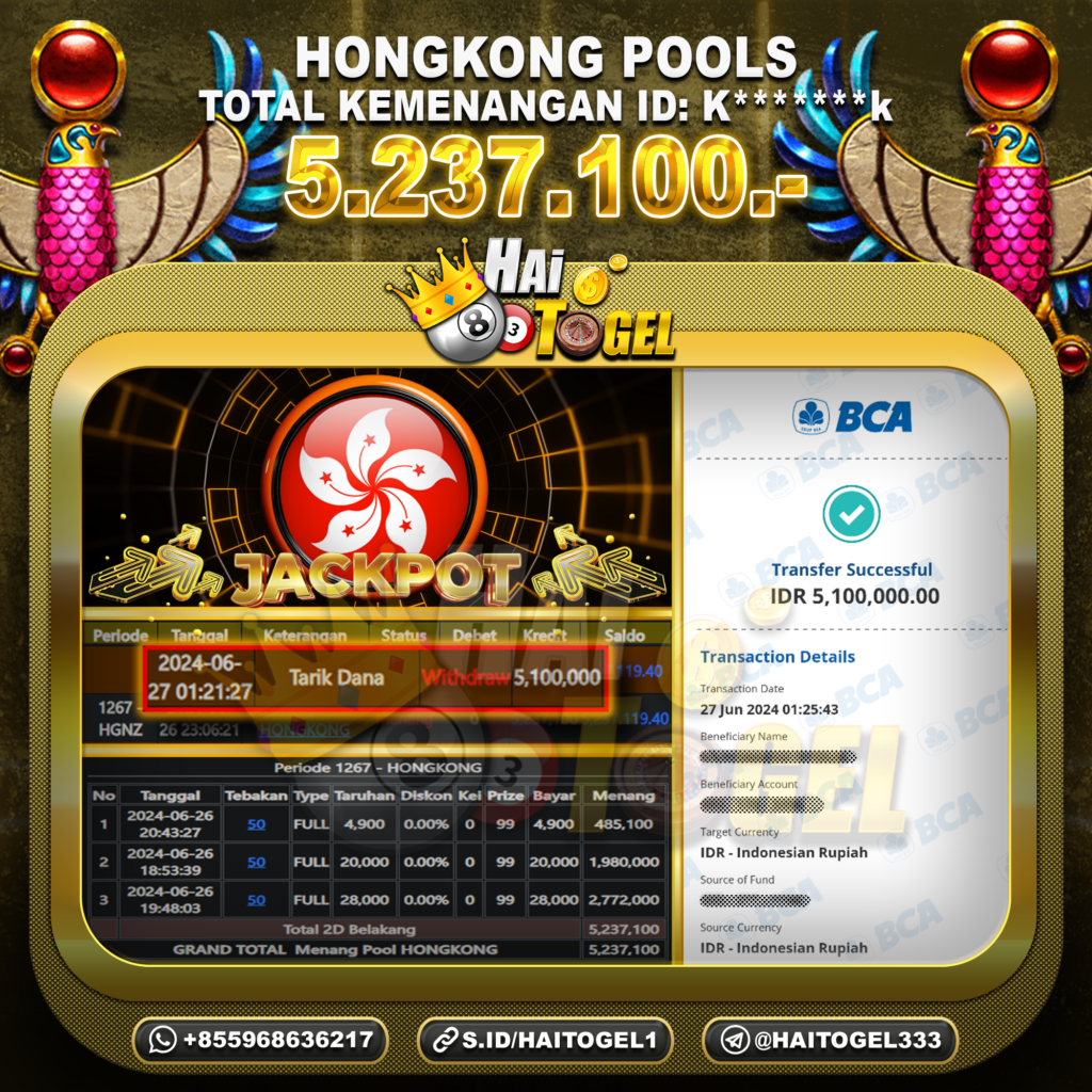 BUKTI JACKPOT HAITOGEL TOGEL