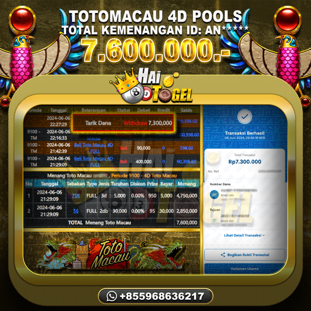 BUKTI JACKPOT HAITOGEL TOGEL