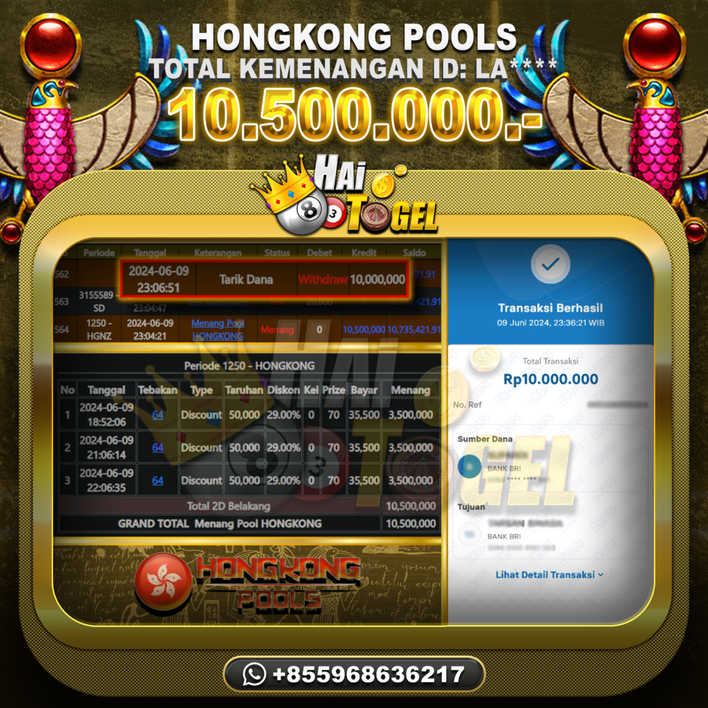 BUKTI JACKPOT HAITOGEL TOGEL