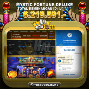 Read more about the article BUKTI KEMENANGAN HAITOGEL SLOT : MYSTIC FORTUNE DELUXE RP. 6.219.591