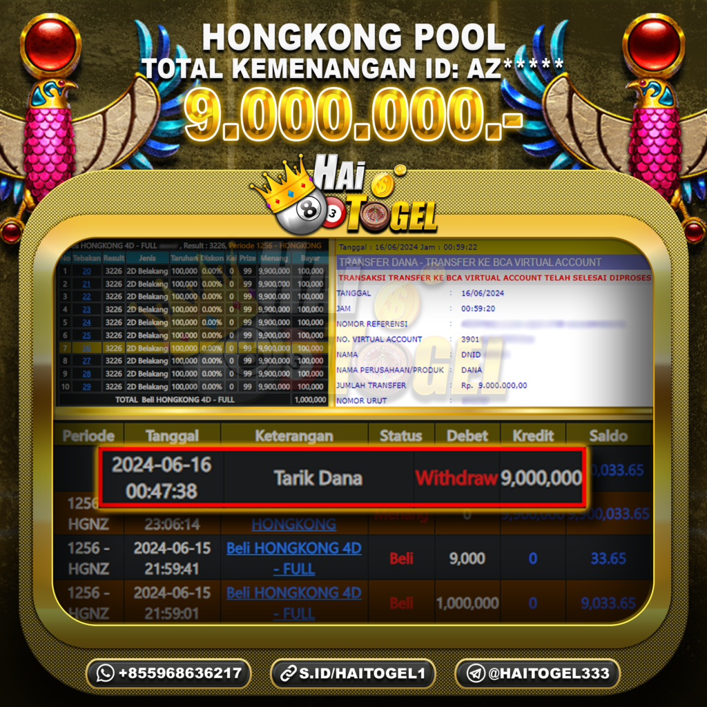 BUKTI JACKPOT HAITOGEL TOGEL