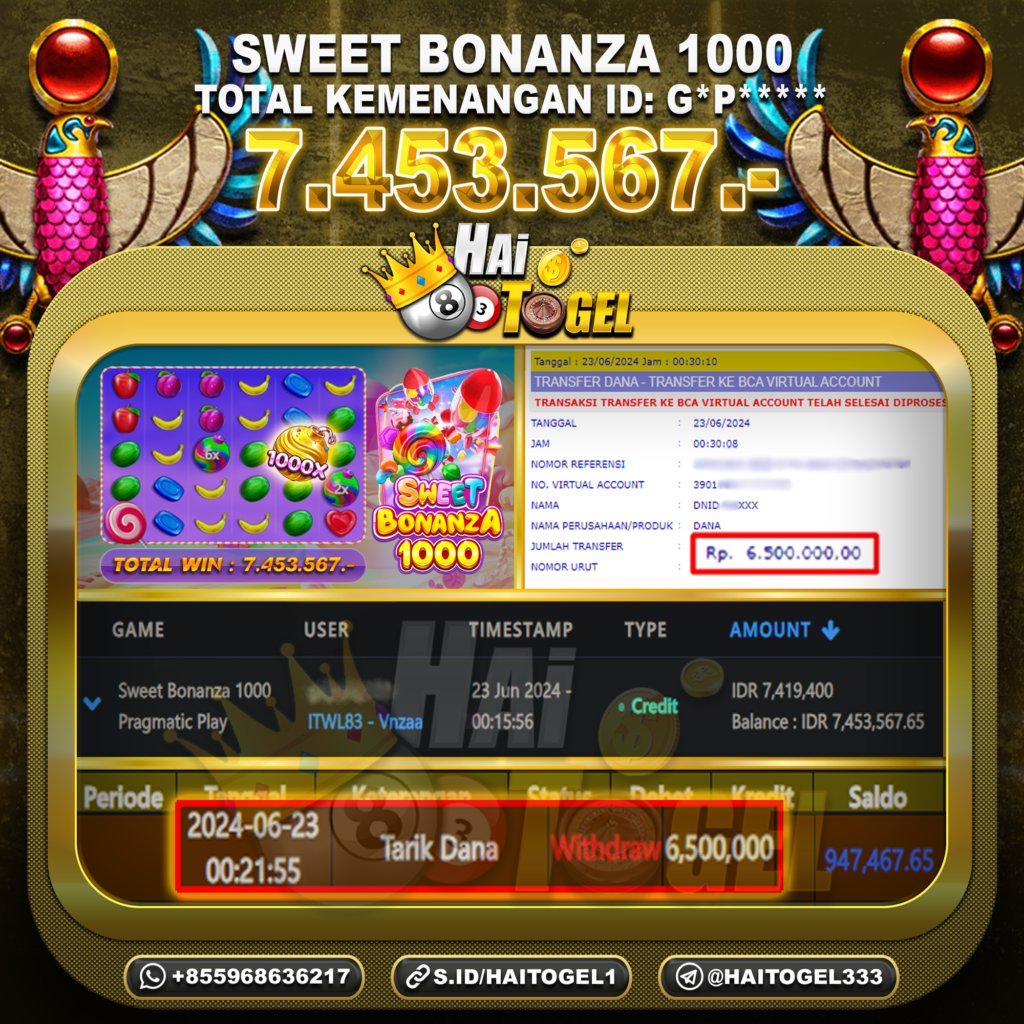 BUKTI JACKPOT HAITOGEL SLOT