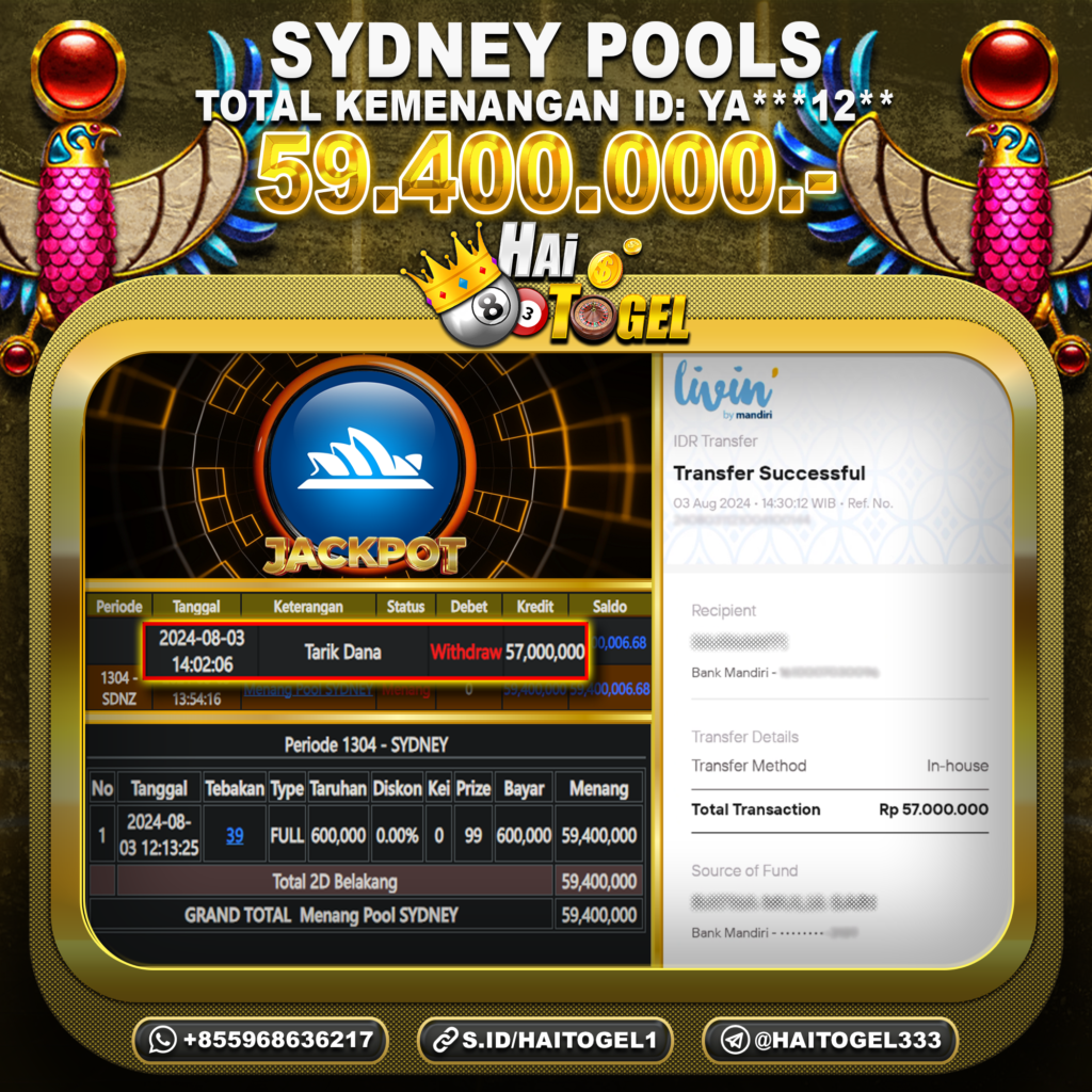 BUKTI JACKPOT HAITOGEL TOGEL