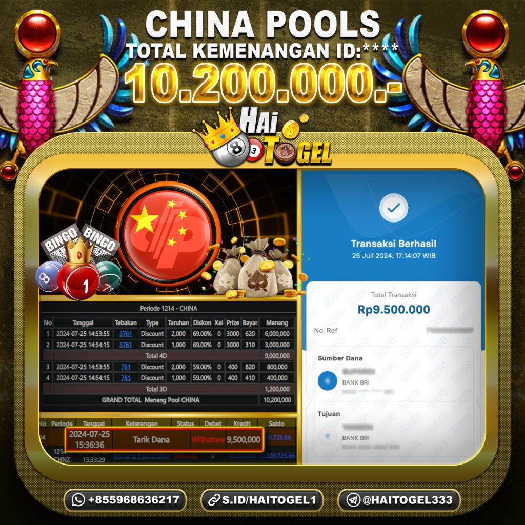 BUKTI JACKPOT HAITOGEL TOGEL