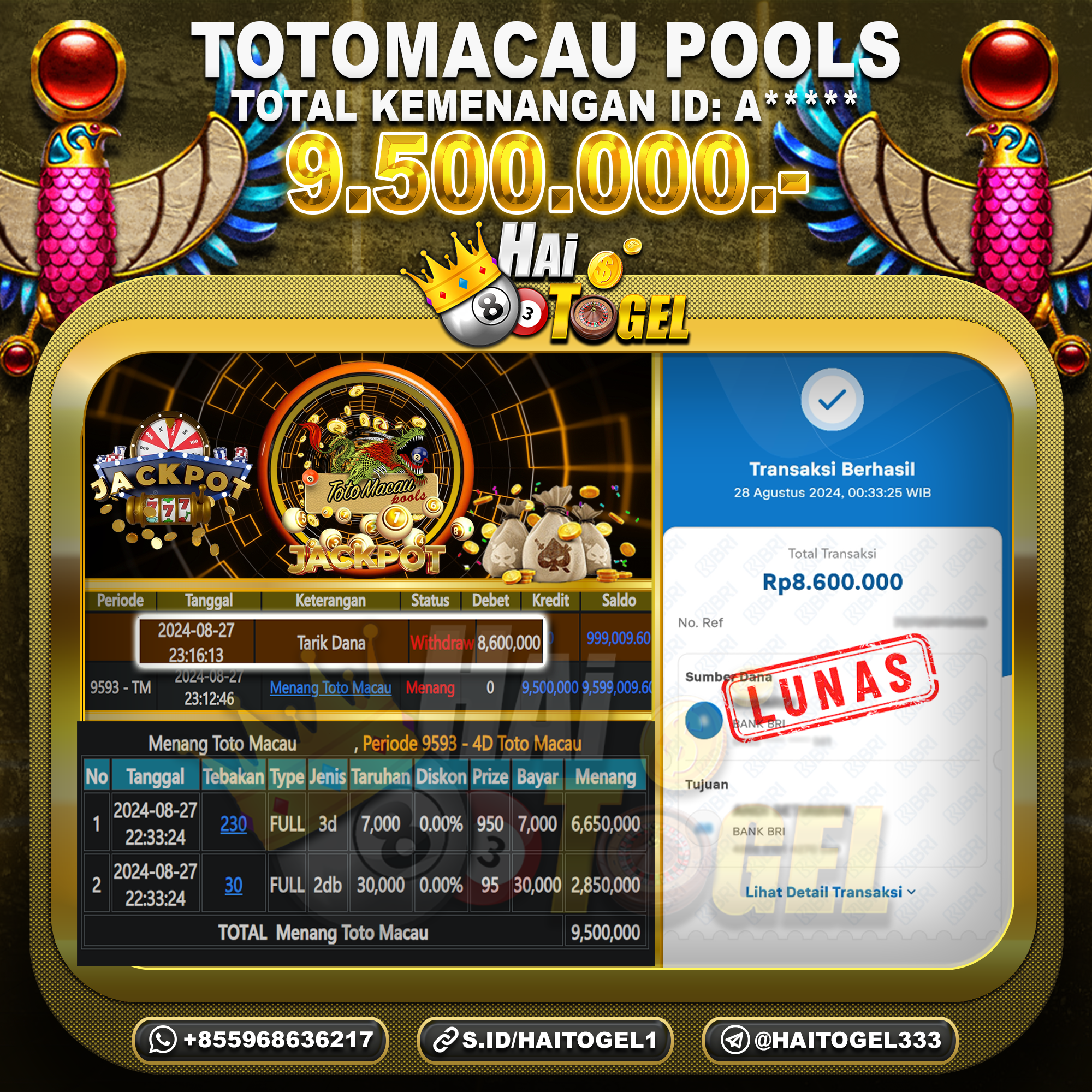 You are currently viewing TOGEL JP HAITOGEL PEMBAYARAN PASARAN TOTOMACAU4D RP. 9.500.000