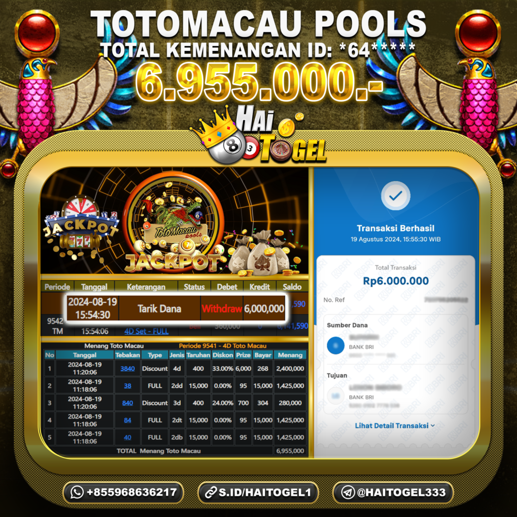 BUKTI JACKPOT HAITOGEL TOGEL