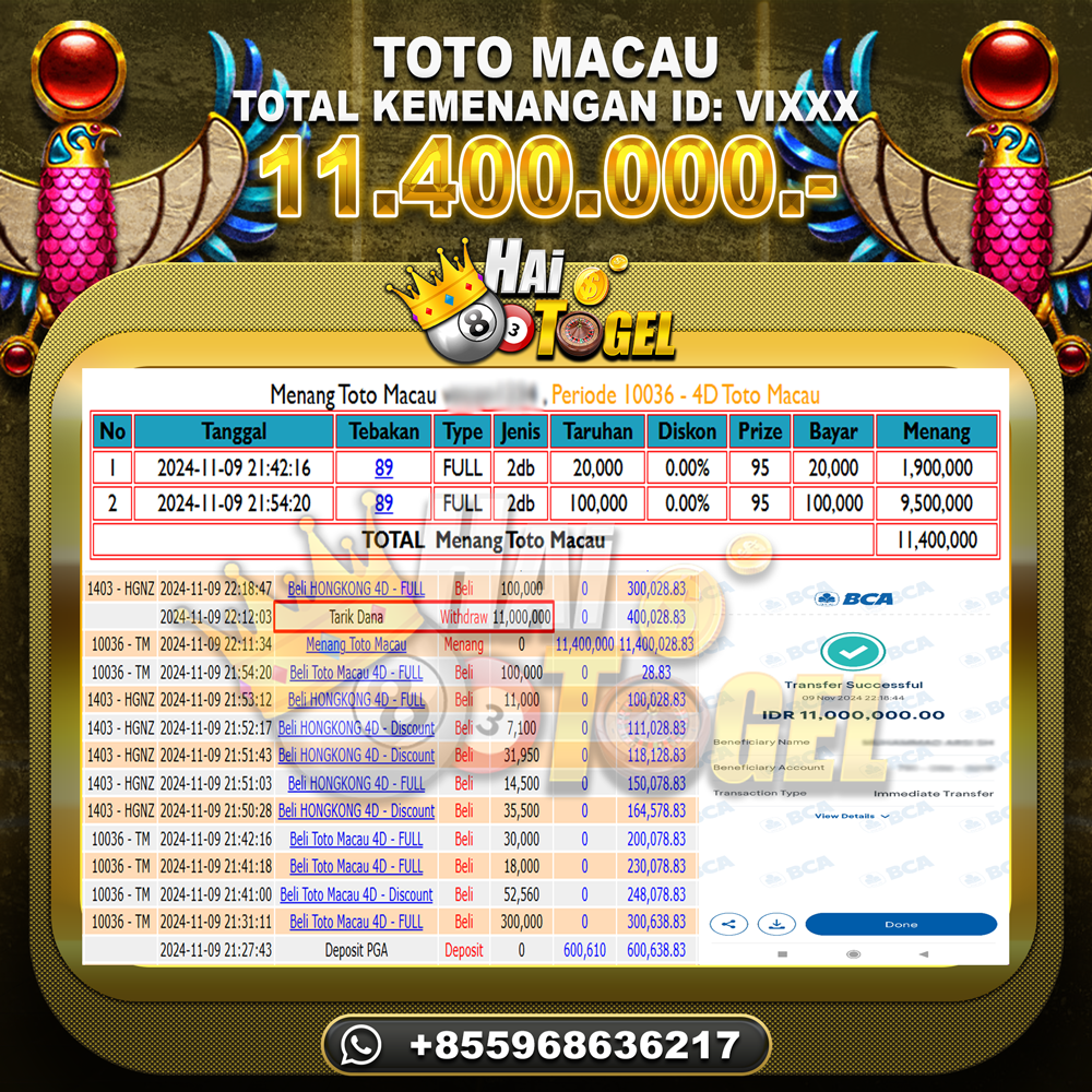 You are currently viewing BUKTI MAXWIN JP HAITOGEL : TOTOMACAU4D RP. 11.400.000