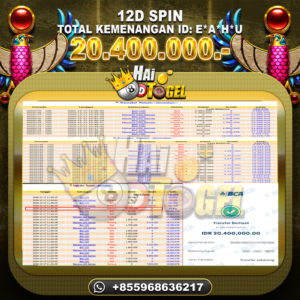 Read more about the article CASINO JACKPOT HAITOGEL BUKTI 12D SPIN RP. 20.400.000