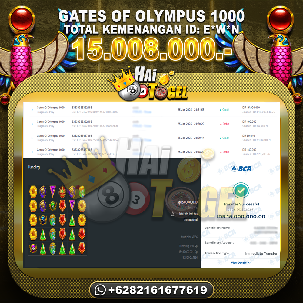 You are currently viewing PEMBAYARAN BUKTI SLOT JP GATES OF OLYMPUS 1000 RP. 15.008.000