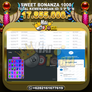 Read more about the article KEMENANGAN SLOT HAITOGEL MAXWIN : SWEET BONANZA 1000 RP. 17.855.000