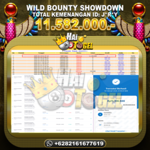 Read more about the article HAITOGEL SLOT GACOR PASTI TERBUKTI WILD BOUNTY SHOWDOWN RP. 11.582.000