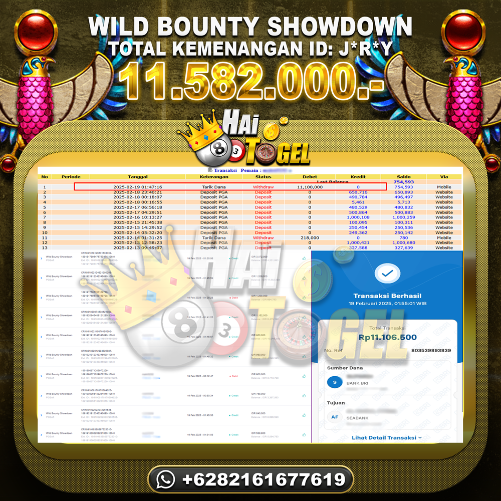 Read more about the article HAITOGEL SLOT GACOR PASTI TERBUKTI WILD BOUNTY SHOWDOWN RP. 11.582.000